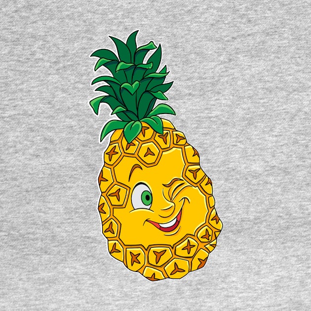 anatomy of a pineapple - winky wink by ReidDesigns